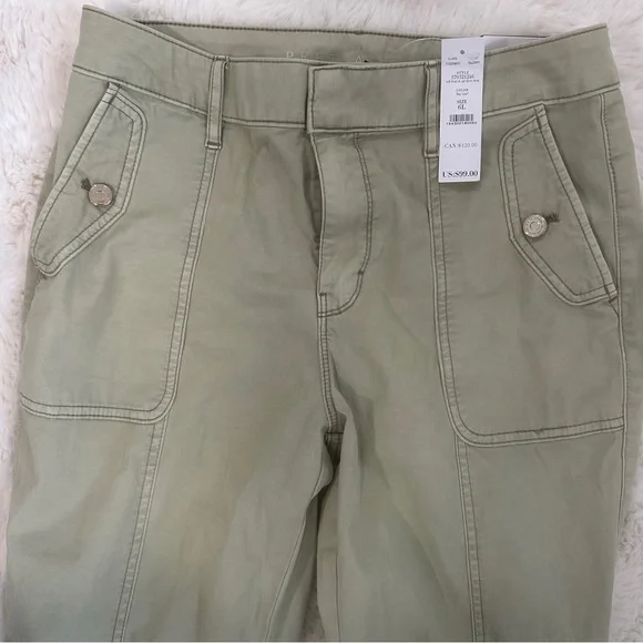 WHBM High-Rise Pret-A-Jet Slim Ankle Pants Long - Picture 3 of 4